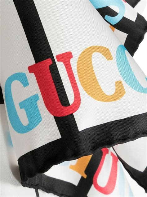 foulard gucci prezzp|Gucci Silk Foulard .